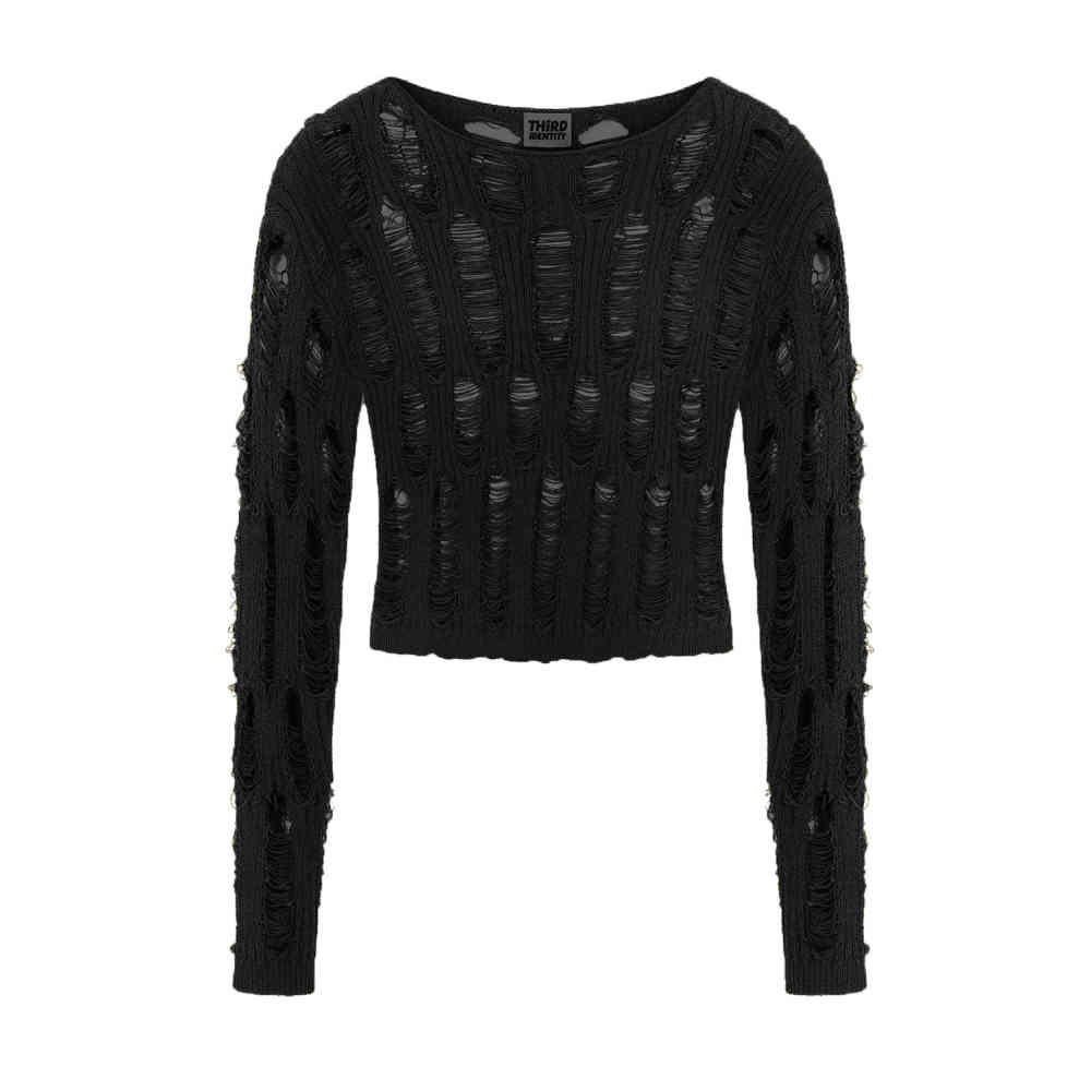 Banned - Prima Pull en tricot - Noir